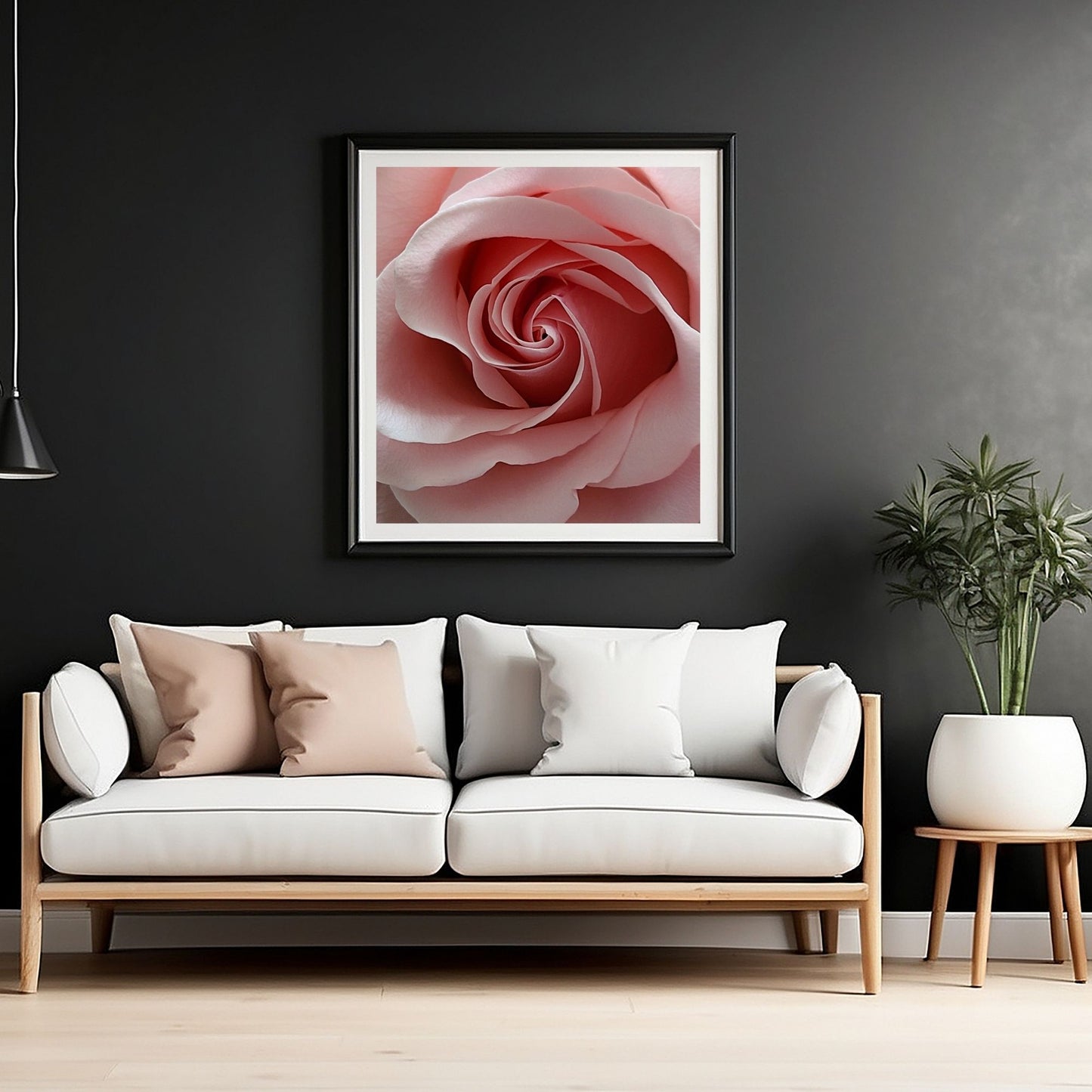 Perfect Pink Rose Flower - Printable Wall Art - Digital Download
